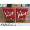 Image 1 : 2 Velvet tobacco pocket tins