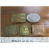 Image 1 : collection of 5 belt buckles