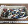 Image 3 : large box of buttons and sewing accessories
