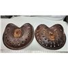 Image 4 : 2 metal tractor seats