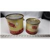 Image 1 : 2 different Saskatchewan honey tins