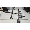 Image 1 : Large cast iron weathervane - deer - 31"x23"W