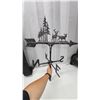 Image 4 : Large cast iron weathervane - deer - 31"x23"W