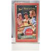 Image 1 : Coca-Cola advertising poster - 26.5"Hx16"