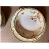 Image 5 : Pareek "Jasmine" Johnson Bros. China - 5 large plates, 10 salad/bread plates, 3 soup bowls, 1 cup, 7