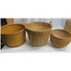 Image 1 : 3 decorative weaved baskets