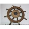 Image 4 : nautical ships wheel barometer