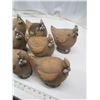 Image 4 : 11 clay garden chickens