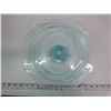 Image 2 : nice aqua depression glass cake stand
