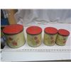 Image 1 : vintage rose canister set