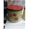 Image 2 : vintage rose canister set