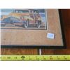 Image 2 : Vintage Woodie - Framed and Matted Surf Picture 18"x 14"