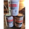 Image 1 : 3 Qt Cans of International Harvester Paint - Tractor Red Can Full - Other 2 are Partial