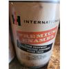 Image 2 : 3 Qt Cans of International Harvester Paint - Tractor Red Can Full - Other 2 are Partial