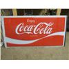 Image 1 : Plastic Coca-Cola sign - 32.5"x64.5"