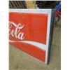 Image 2 : Plastic Coca-Cola sign - 32.5"x64.5"