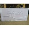 Image 4 : Plastic Coca-Cola sign - 32.5"x64.5"