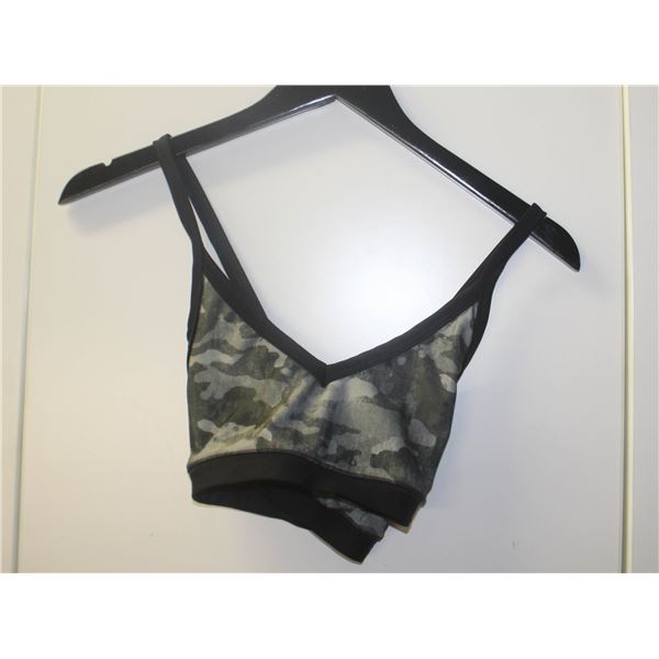 BAILIFF SEIZED: EMILY HSU VARSITY BRALETTE SIZE LG