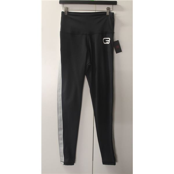 BAILIFF SEIZED: STRUT THIS SAGE BLK/WHT LEGGINGS