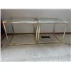 Image 1 : 2 Glass Side Tables