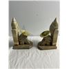 Image 2 : Stone Cactus Book Ends