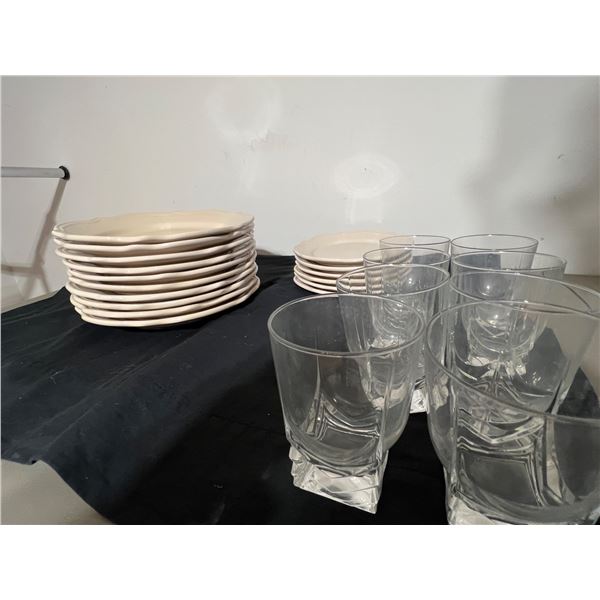 Dinner Plates with Saucers and Cups