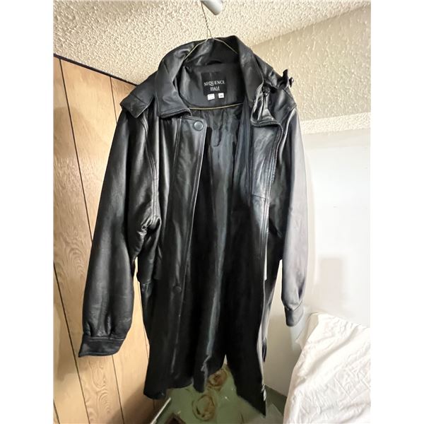 Sequence Image Leather Jacket