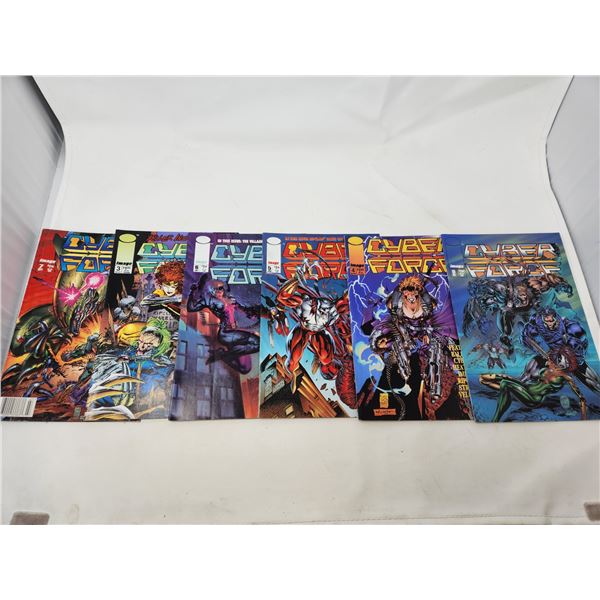 Cyber Force Comic Lot