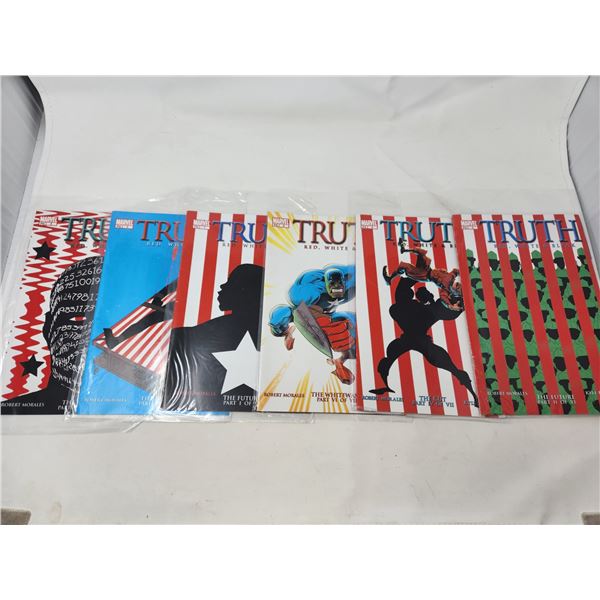 Truth Red White & Black Comic Lot