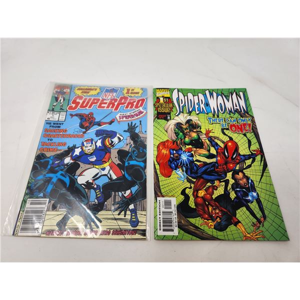 2 Spider-man/Woman Collectible #1 Issues NFL