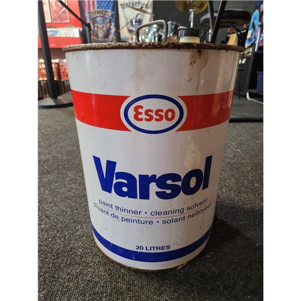 Vintage Esso Varsol Paint Thinner Pail