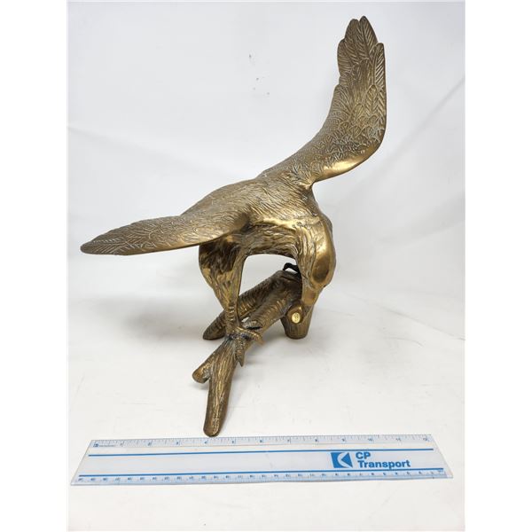 Vintage Brass Eagle 15.5" Tall