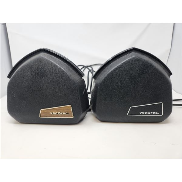 2 Vintage Vacorec Vinyl Record Cleaners