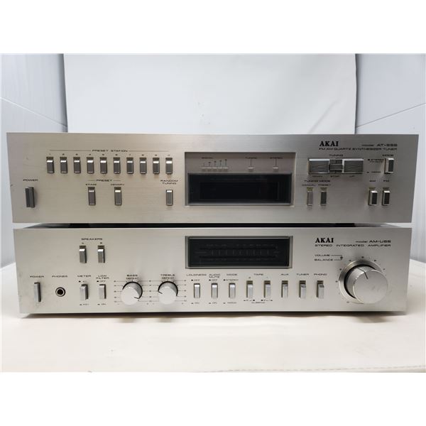 Vintage Akai Tuner and Amplifier