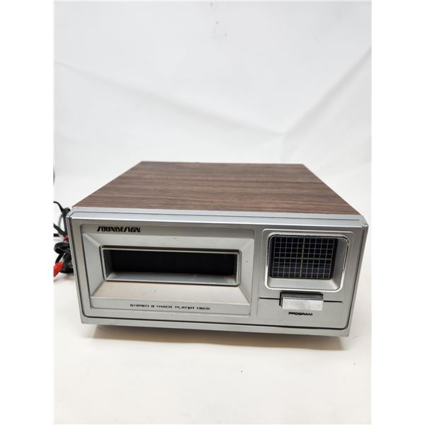 Vintage Soundesign 8-Track Player
