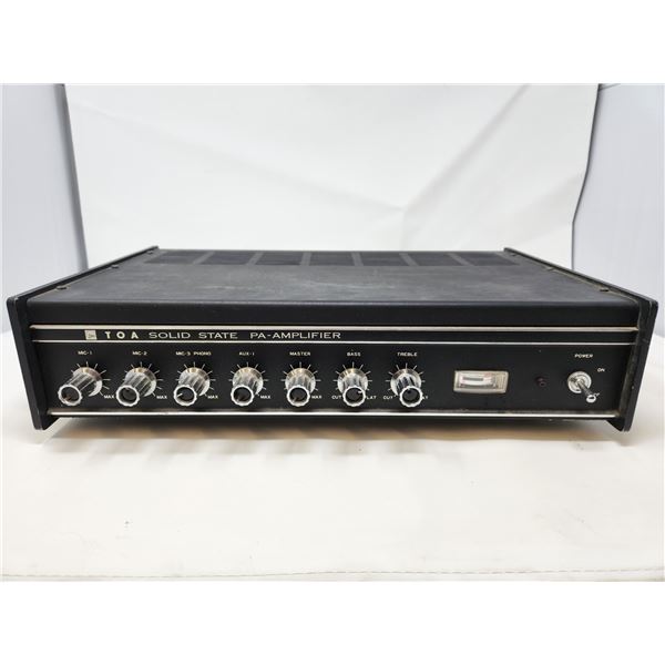 Vintage TOA Solid State PA-Amplifier