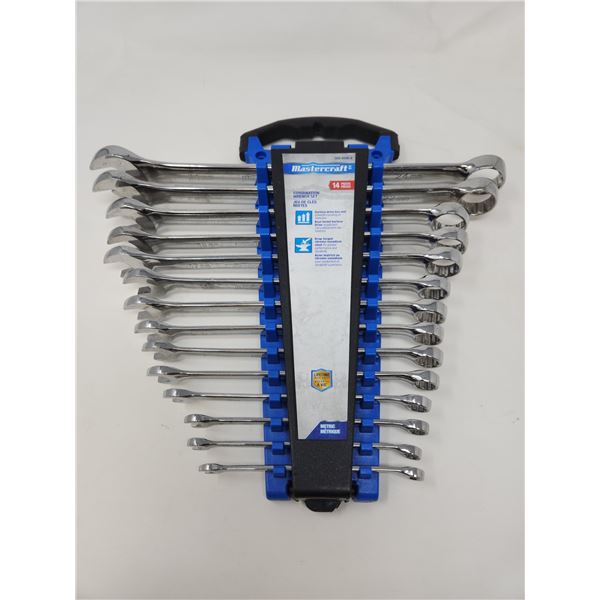 New Mastercraft 14pc Metric Wrench Set