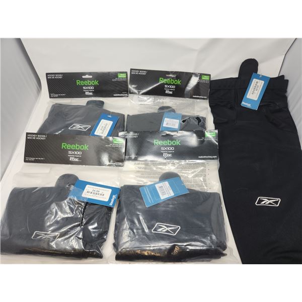 New Reebok SX100 Boys Size 24" Hockey Socks