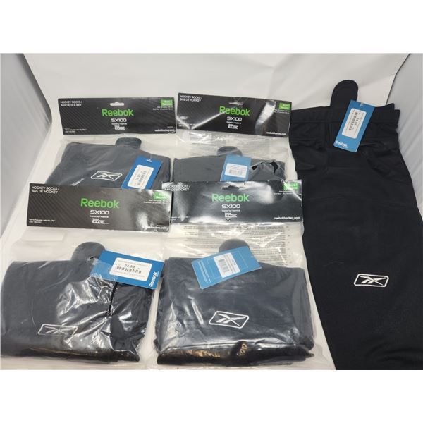 New Reebok SX100 Boys Size 24" Hockey Socks