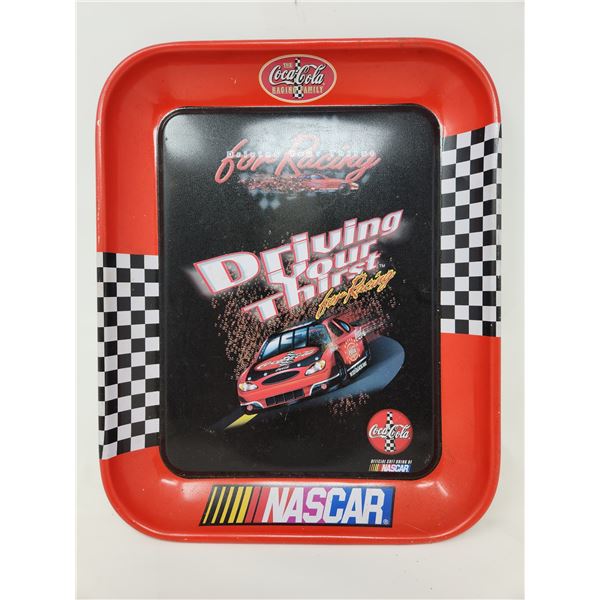 Coca-Cola Nascar Serving Tin Tray