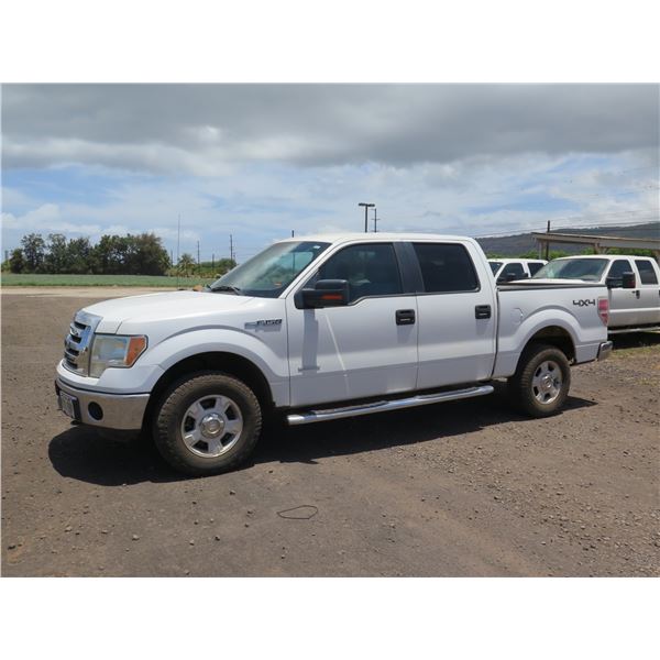 2012 Ford F150 Super Crew 4WD Pickup Truck, 92286 Miles, Lic. 530KBP, Starts & Runs (See Video)