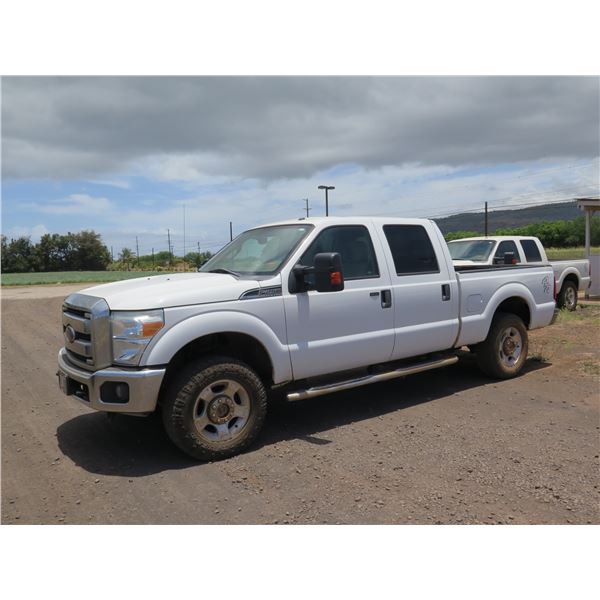 2015 Ford F250 Super Duty 4WD Pickup Truck, 92336 Miles, Lic. 314KBR, Starts & Runs (See Video)