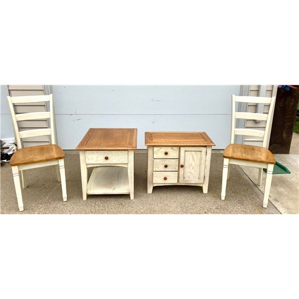 CHAIRS AND SIDE TABLES (MATCH ITEM 2)