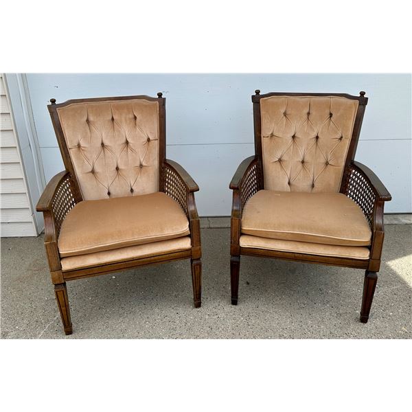 VINTAGE CHAIRS, MATCHING PAIR