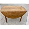 Image 1 : OAK DROP LEAF TABLE