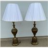 Image 1 : BRASS LAMPS, MATCHING PAIR - WORK