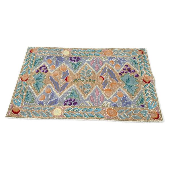 FLORAL PATTERNED RUG (MATCHES ITEM 21)