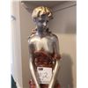 Image 2 : Beautiful Metal Statue of Woman (30"H x 13"W at Base)