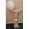 Image 1 : Marble-Look Woman Lamp (17"W x 32"H)