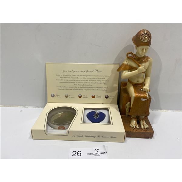 Make Your Own Pearl Necklace And Snake Charmer Statue